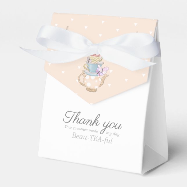 Tea Party Ideas Presentaskar (Framsidan Sidan)