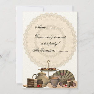 Tea Party - Inbjudan