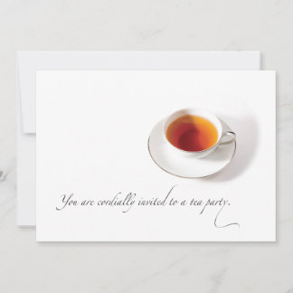 Tea Party-inbjudan Inbjudningar