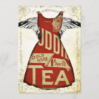 TeA PaRTy iNViTaTioNs i ReD Inbjudningar