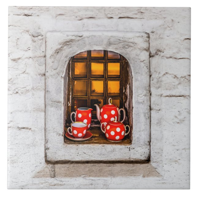 Tea Party Kakelplatta (Framsidan)