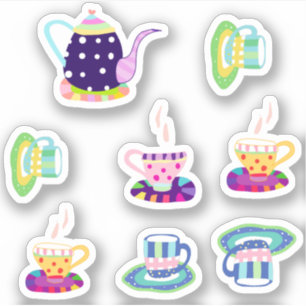 Tea Party:.. Klistermärken