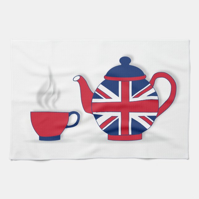 Tea Party Kökshandduk (Horisontell)