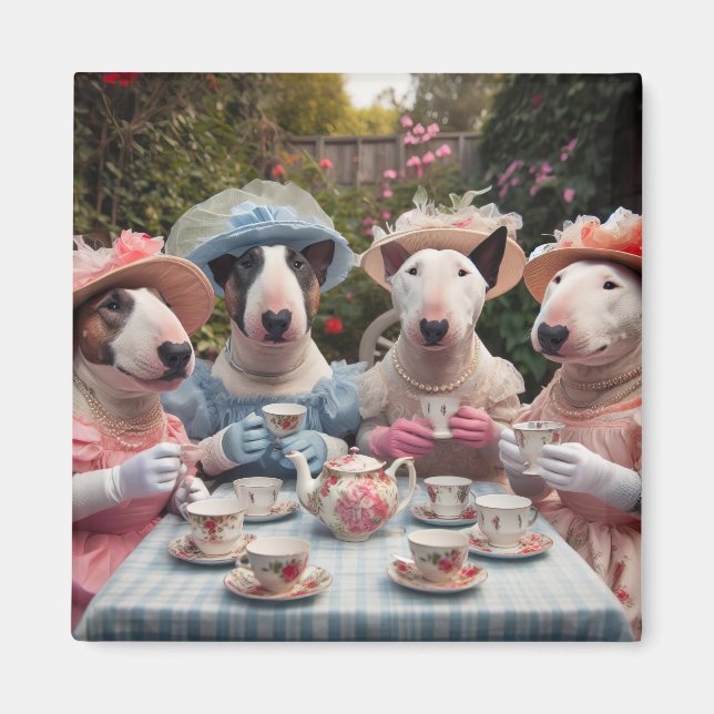 Tea Party med flickorna Magnet (Framsidan)