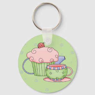 Tea Party Nyckelring