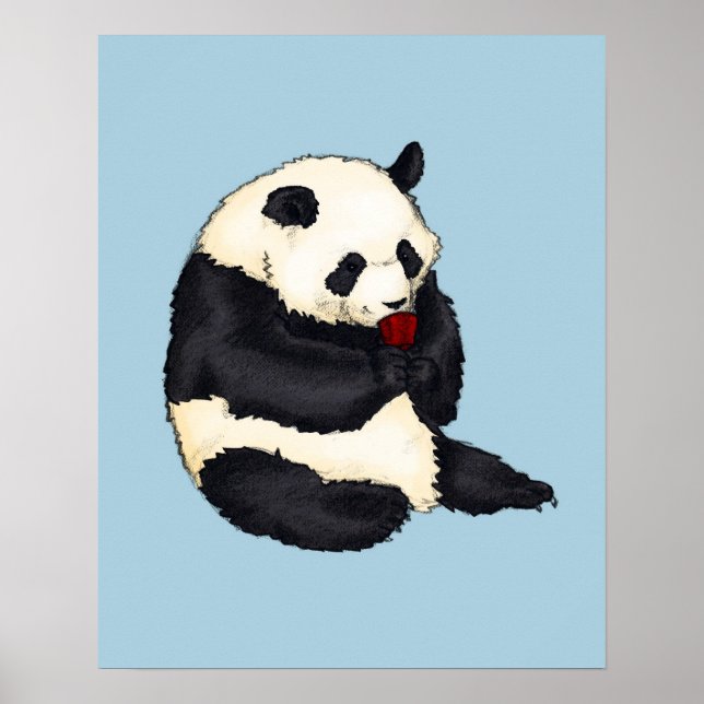 Tea Party Panda Poster (Framsidan)