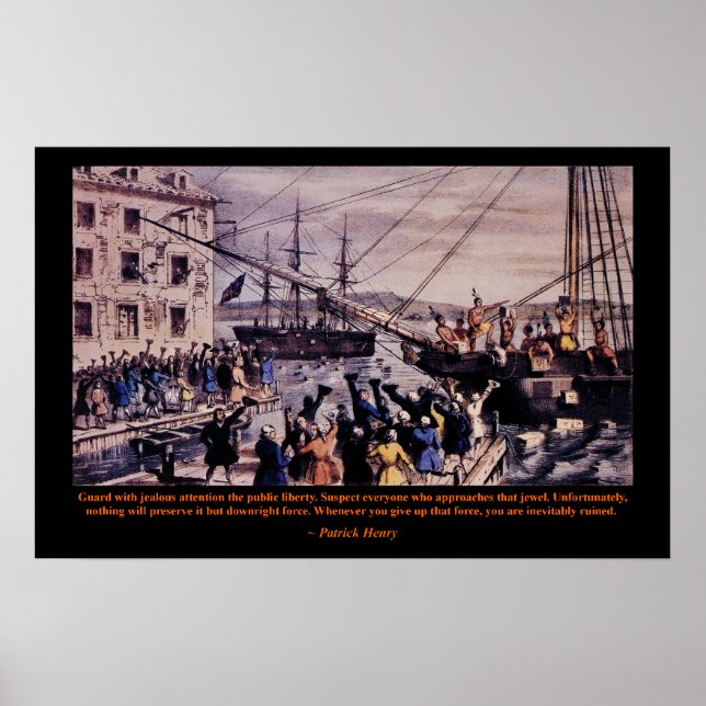 Tea Party Patrick Henry Poster (Framsidan)