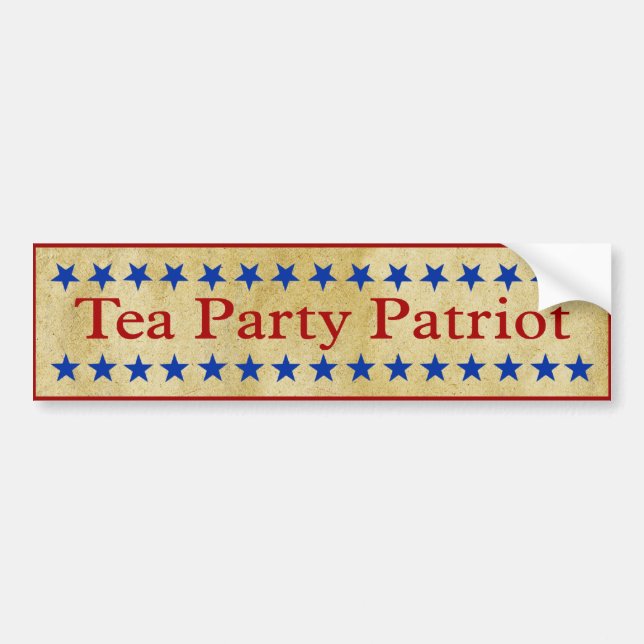 Tea Party-patriot Bildekal (Framsidan)