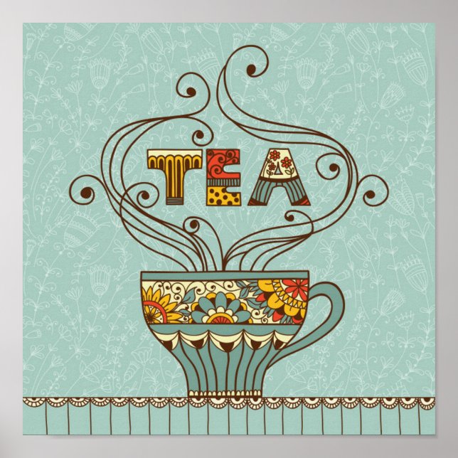 Tea Party Poster (Framsidan)