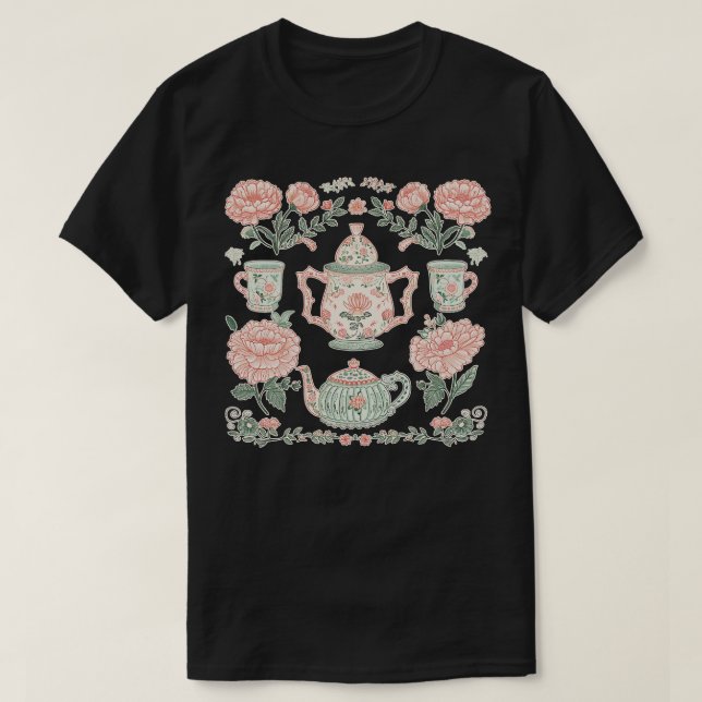 Tea Party Set T Shirt (Design framsida)