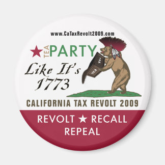 Tea Party som 1773 Magnet