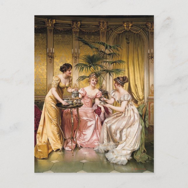 Tea Party - Soulacroix Vykort (Framsida)