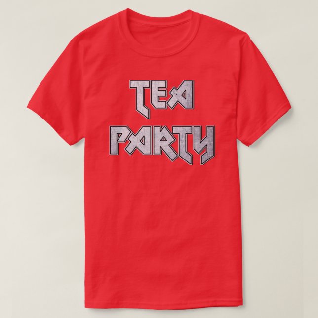 Tea party t shirt (Design framsida)