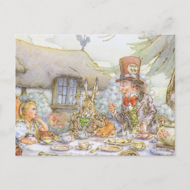 Tea Party Time Vykort (Framsida)