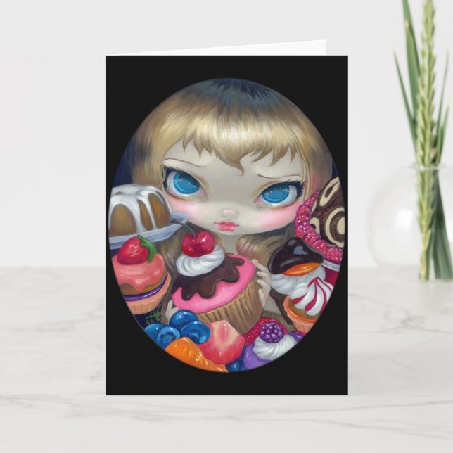 "Tea Party Treats"-hälsningskort Kort (Framsida)