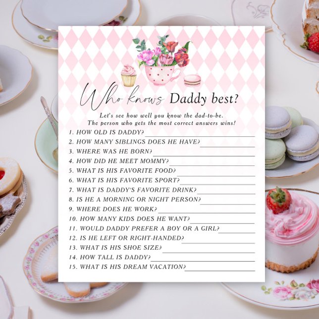 Tea party - Vem vet pappa bäst spel (Skapare uppladdad)
