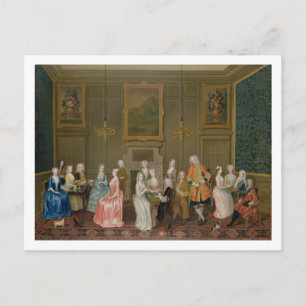 Tea Party vid Lord Harringtons hus, St. James's Vykort