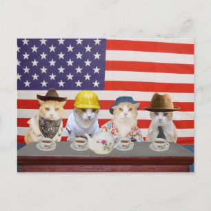 Tea Party Vykort
