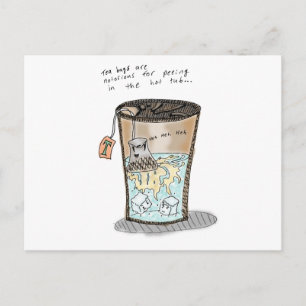 Tea Pee Vykort