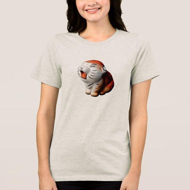 Tea Pet Tiger T Shirt (Framsida)