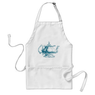 Tea Pot Kitchen Apron Förkläde