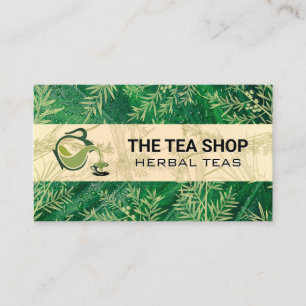 Tea Pot Pour Tea Lövs Visitkort