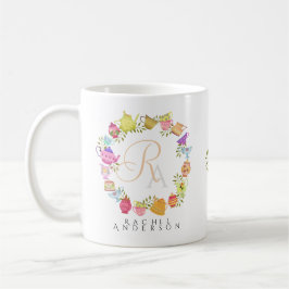 Tea Pots och Kopp Monogram Mugg
