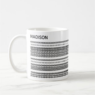 Tea Preferens Dold Meddelande Namn 102B Modern Kaffemugg