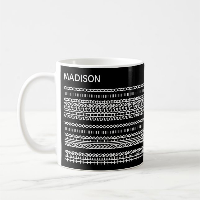 Tea Preferens Dold Meddelande Namn 102W Modern Kaffemugg (Vänster)