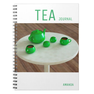 Tea-provsmakare av journal & Tea-konsumtionsbärbar Anteckningsbok