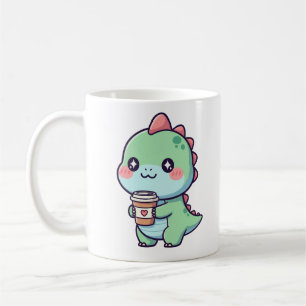 Tea-Rex - Cute Dinosaur med kaffe Kaffemugg