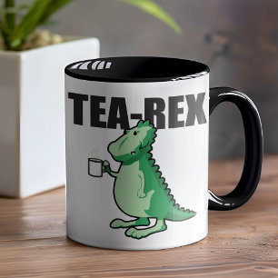 Tea-Rex Dinosaur Meme Mugg