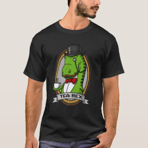 Tea Rex Dinosaur Rex Funny Joke Manar Boys T Shirt
