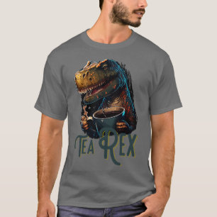 Tea Rex Dinosaur T Shirt