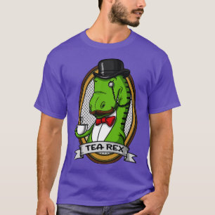 Tea Rex Dinosaur T Shirt