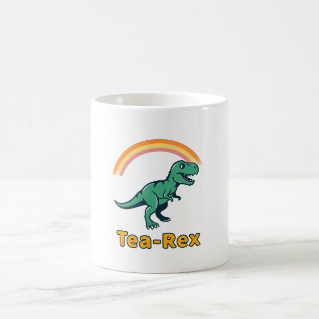 Tea-Rex Funny Tyrannosaurus Kaffemugg (Center)