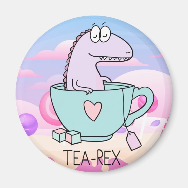 Tea Rex Magnet (Framsidan)