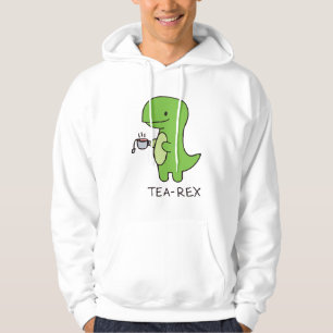 Tea-Rex, söt dinosaurie , rolig älskare dino  Hoodie