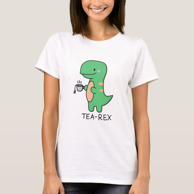 Tea-rex T Shirt (Framsida)