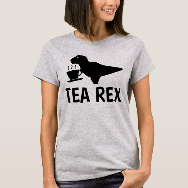TEA REX, Tea Älskare T-Shirts (Framsida)