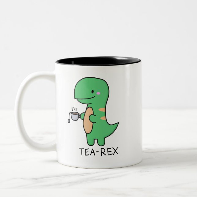 Tea-rex Två-Tonad Mugg (Vänster)