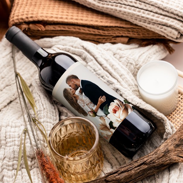 Tea Ro Bröllop Vinflaska Etikett (Skapare uppladdad)