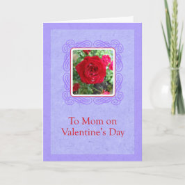Tea Ro på Lavender Mamma Valentine Kort