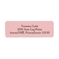 Tea Ro Rosa Simple Plain Returetiketters