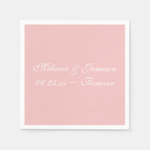 Tea Ro Upscale Solid Färg Napkins Pappersservett