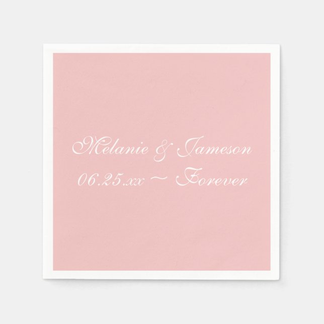 Tea Ro Upscale Solid Färg Napkins Pappersservett (Framsidan)