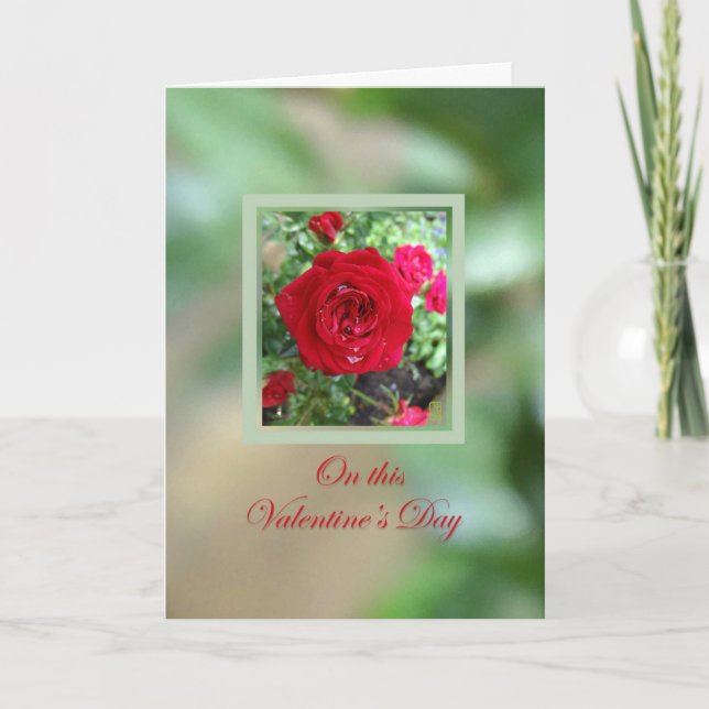 Tea Ro Vår Kärlek Valentine Kort (Framsida)