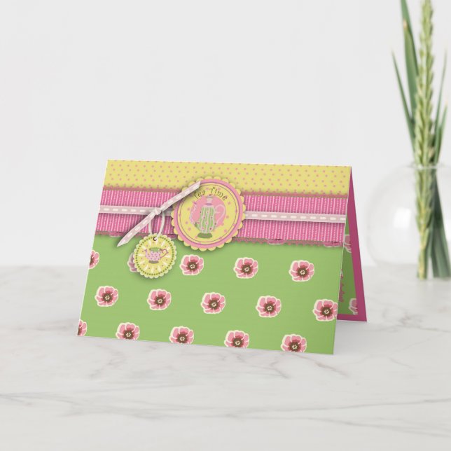 Tea Service Card II Helgkort (Framsida)