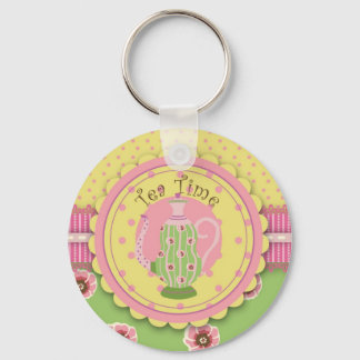Tea Service Keychain Nyckelring