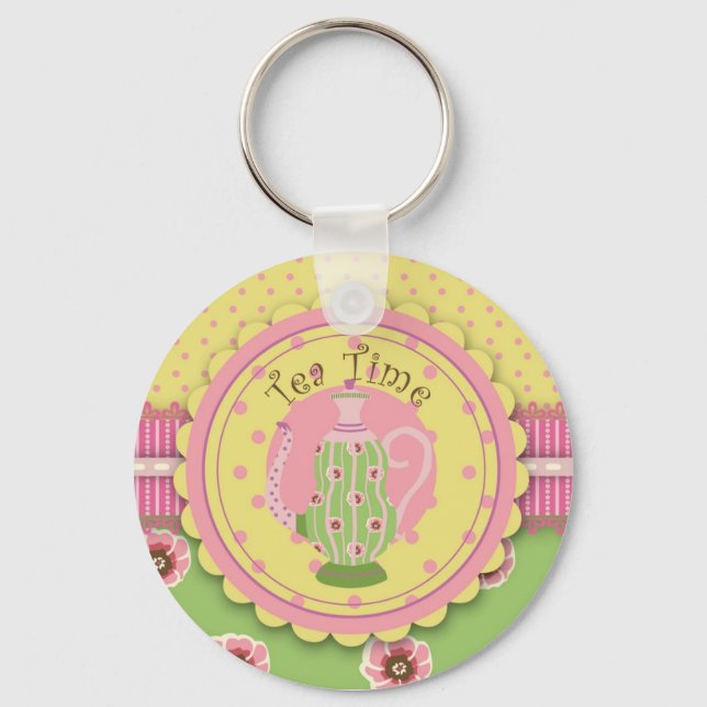 Tea Service Keychain Nyckelring (Framsida)